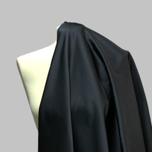Elegante Duchesse di Poliestere Nero Lucido