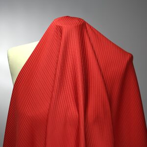 Cannellato in Pura Seta Rosso