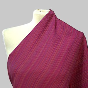 Raffinato Fil a Fil di Pura Lana Vergine Fucsia