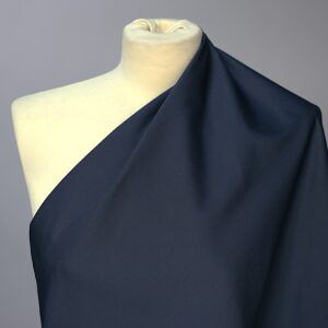Tessuto in Puro Cotone Dark Navy