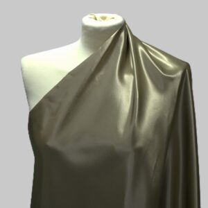 Twill di Cotone Cupro Bronzo Lucente