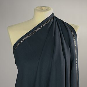Misto Lana Vergine e Mohair Blue Navy Made in England