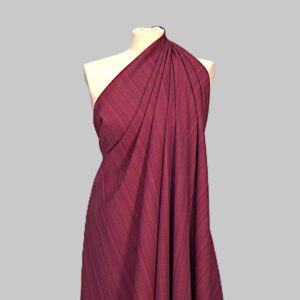 Raffinato Fil a Fil di Pura Lana Vergine Fucsia