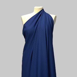Bellissimo Pied De Poule di Pura Lana Vergine Blu