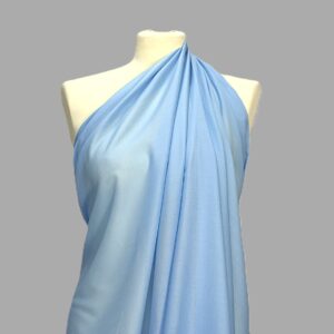 Nuovo Tessuto in Mussola di Cotone Azzurro