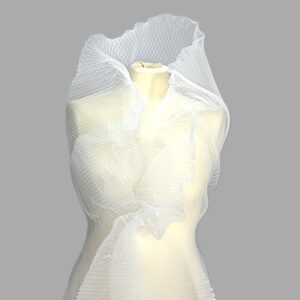 Nuovo Tulle Plissettato di Nylon